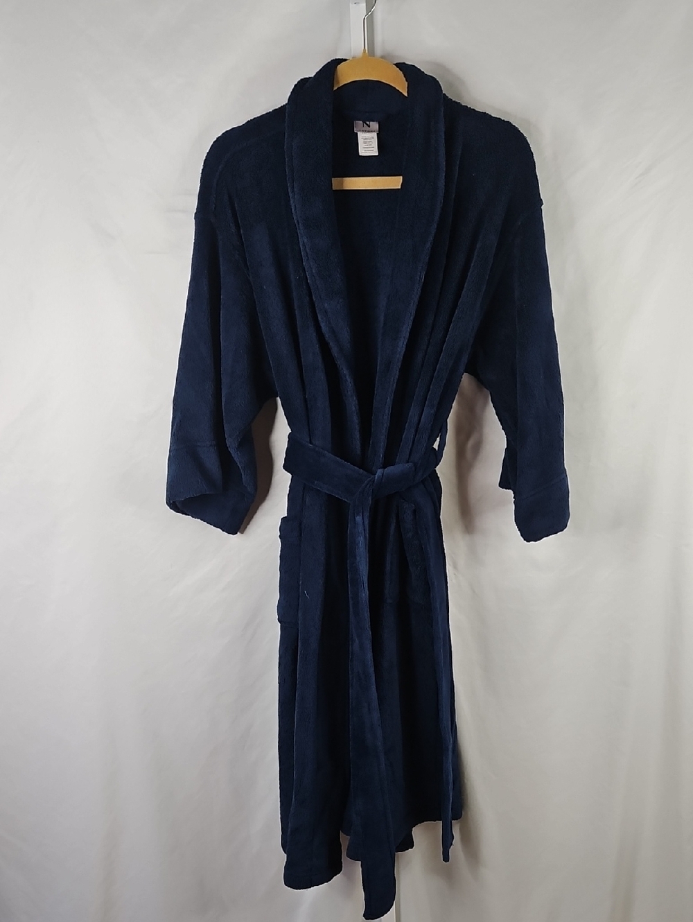 NATORI Blue Womens Robe Lougewear Size Large